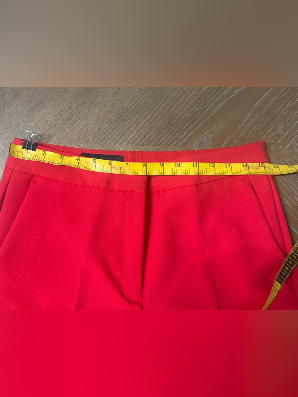 Zara Vibrant Red Tailored Pants - Picture 7 of 8